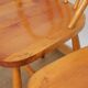 4 Scandinavian beech chairs