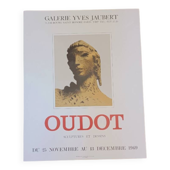 Affiche originale exposition de Georges Oudot 1969