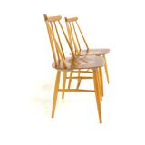 Set of 2 Scandinavian chairs "Fanett" by Ilmari Tapiovaara, Sweden, 1960