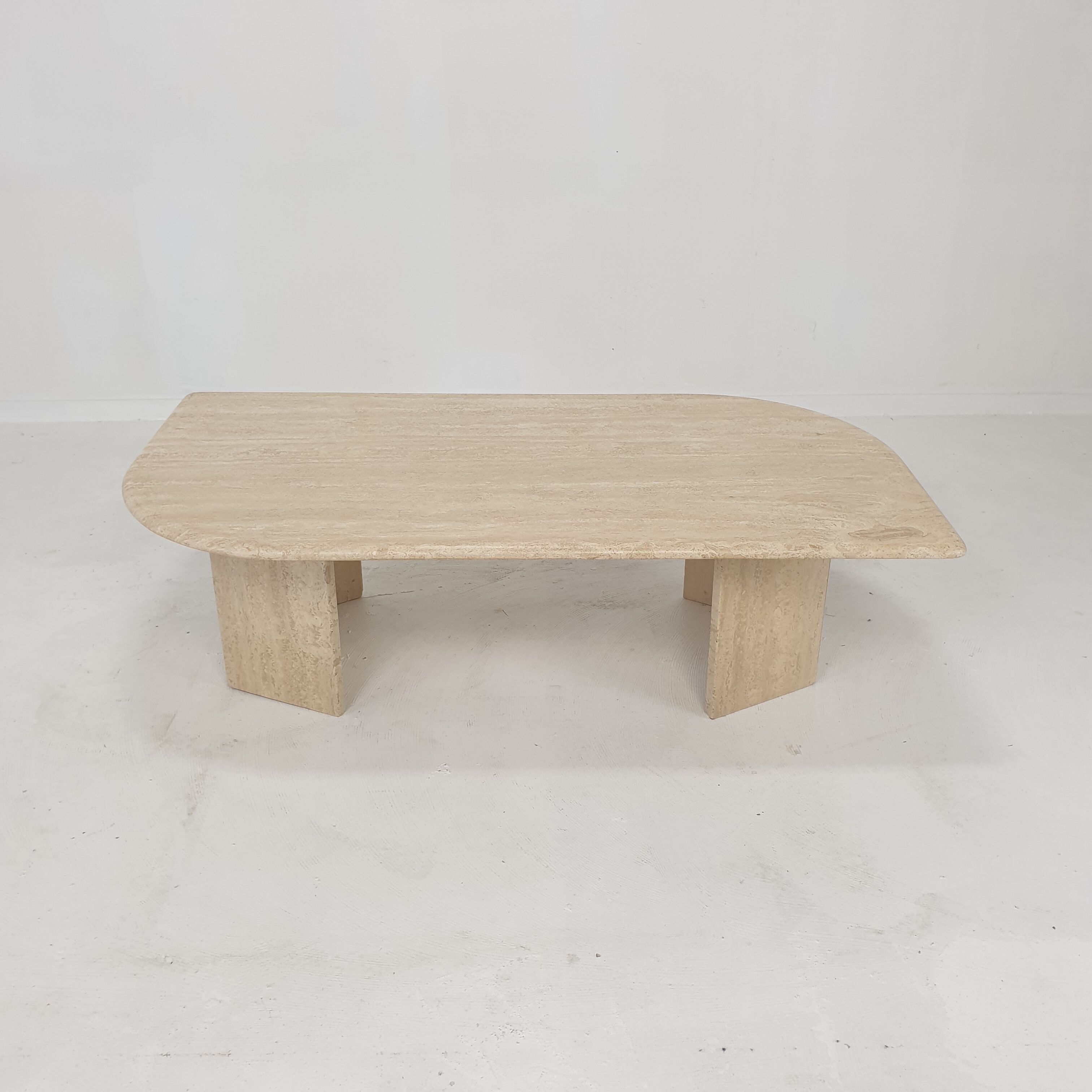 Italian Travertine Coffee Table, 1980's
