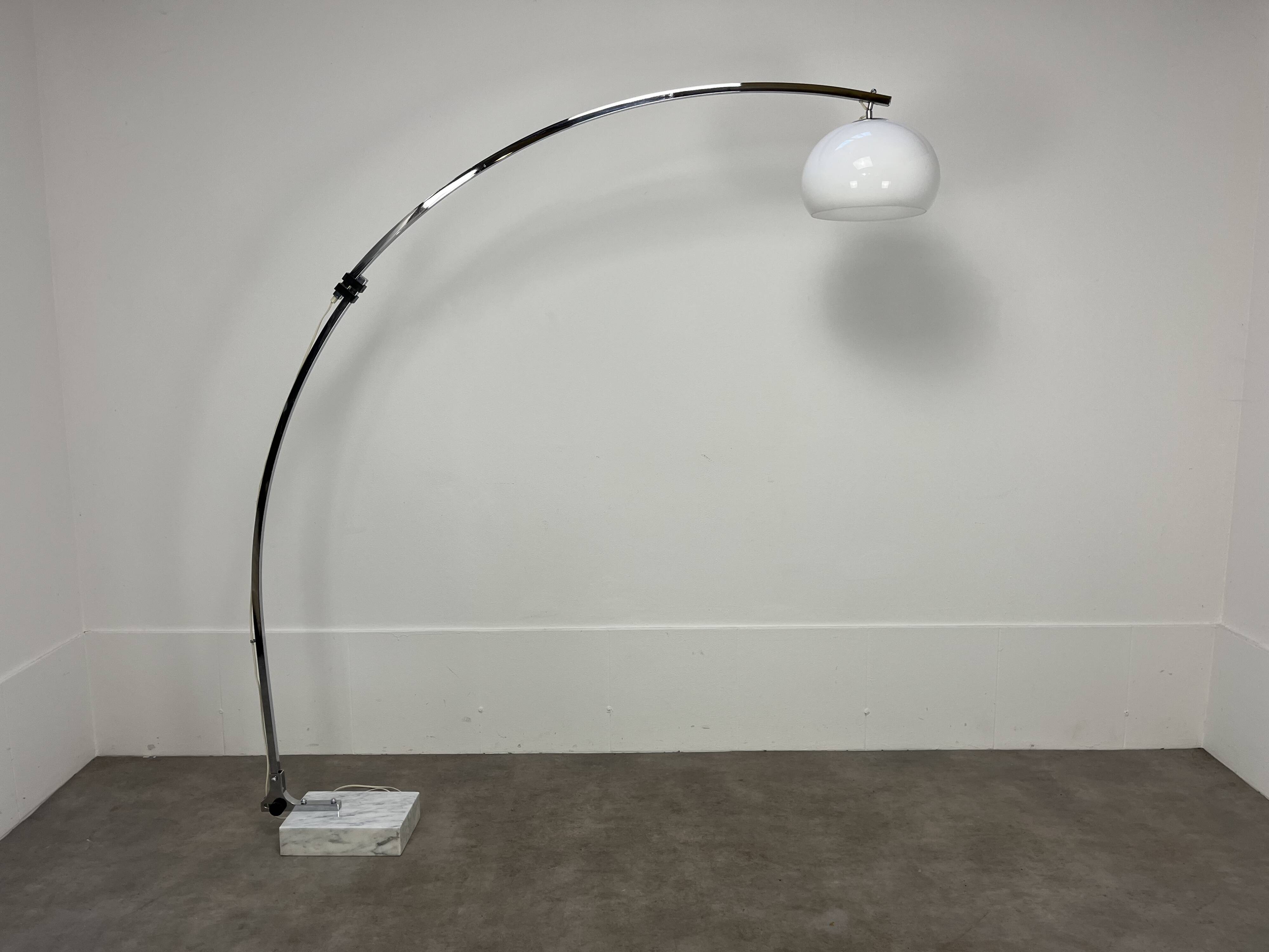Goffredo Reggiani arc floor lamp, 1970s