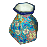Vase en émaux Longwy décoré à la main
