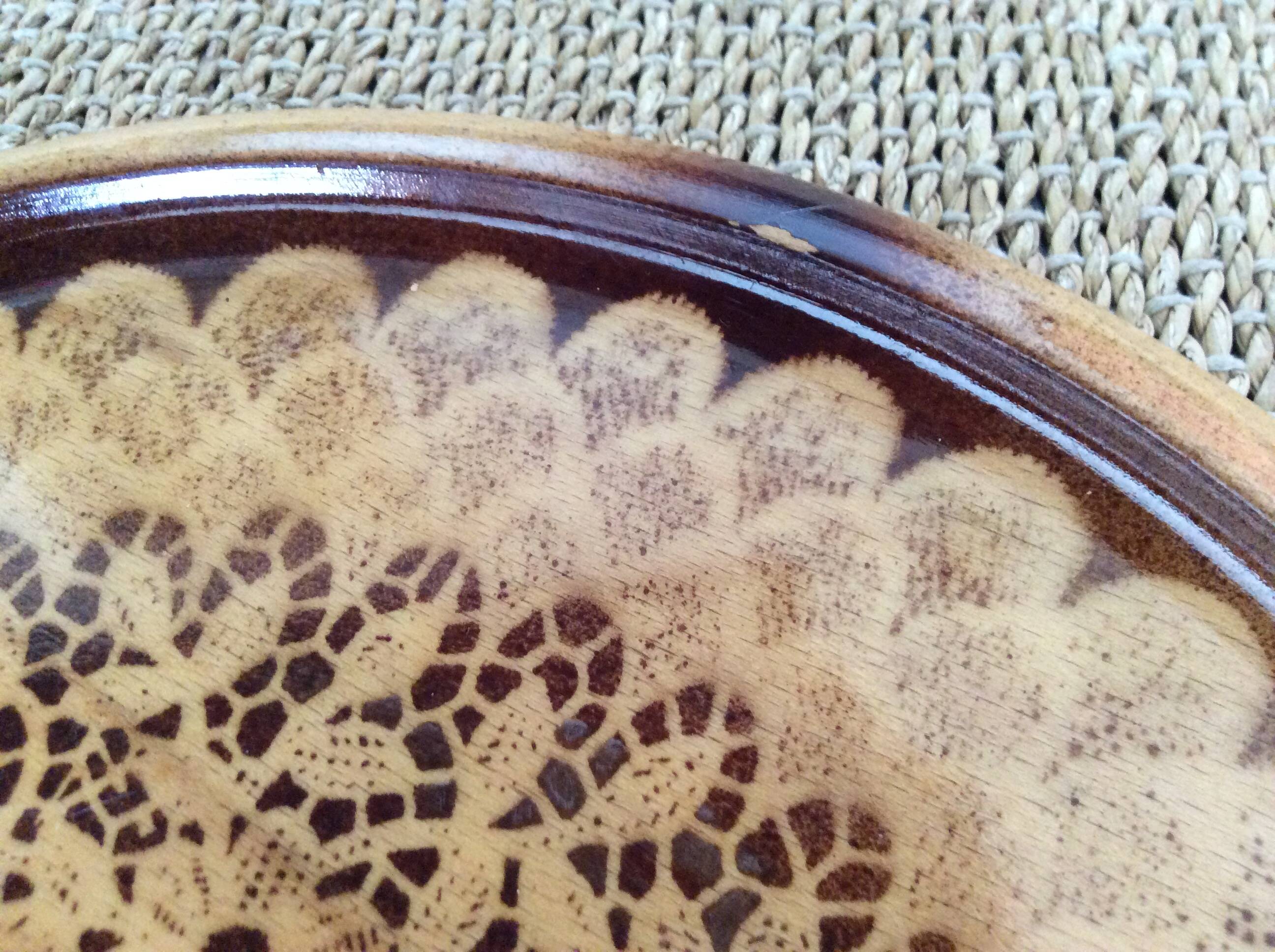 Wooden tray