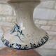 Opaque porcelain compote from Gien, Villageois model, Terre de Fer.