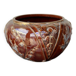 Cache-pot en terre cuite