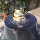 Pair of enamelled sheet metal suspensions