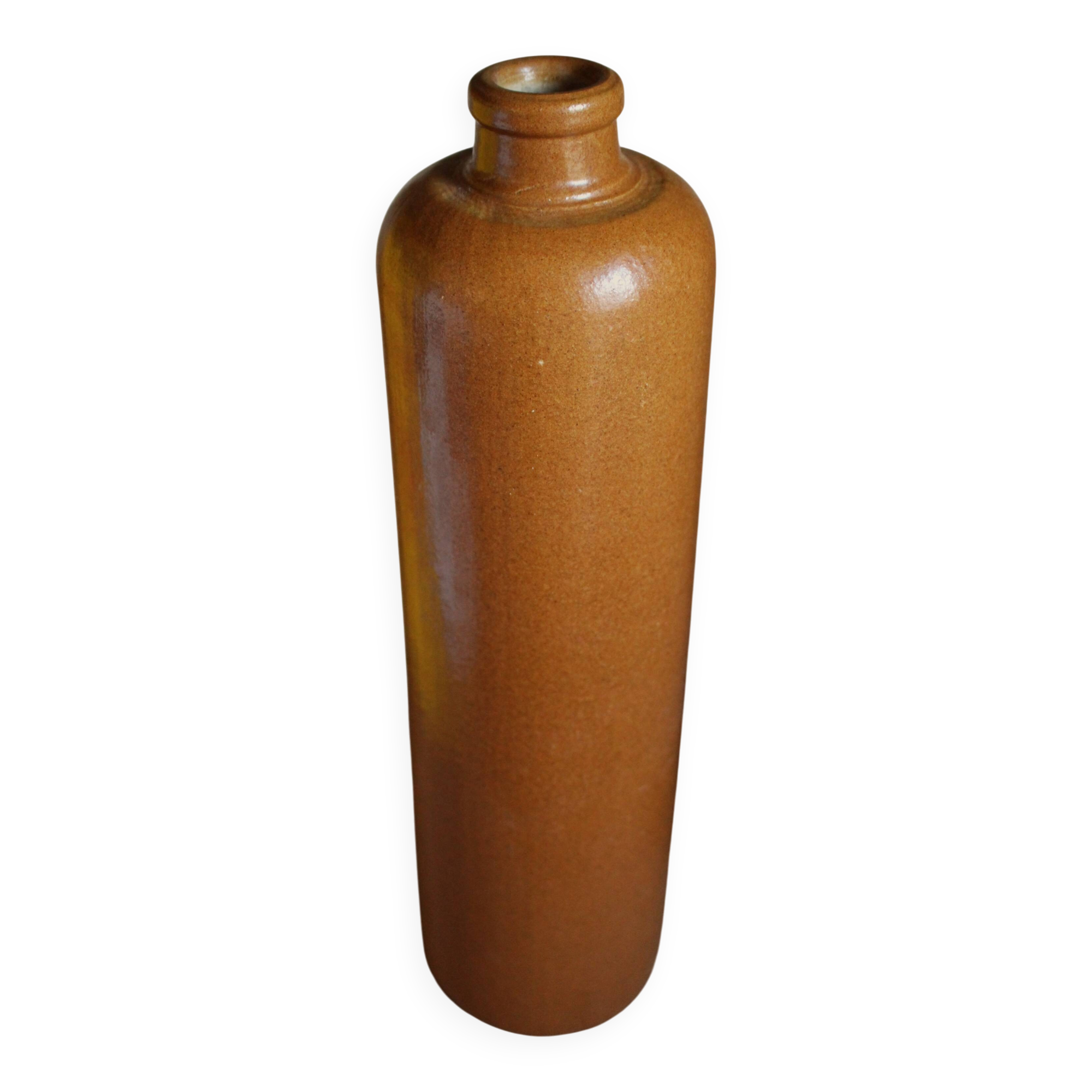 Vintage stoneware liqueur bottle