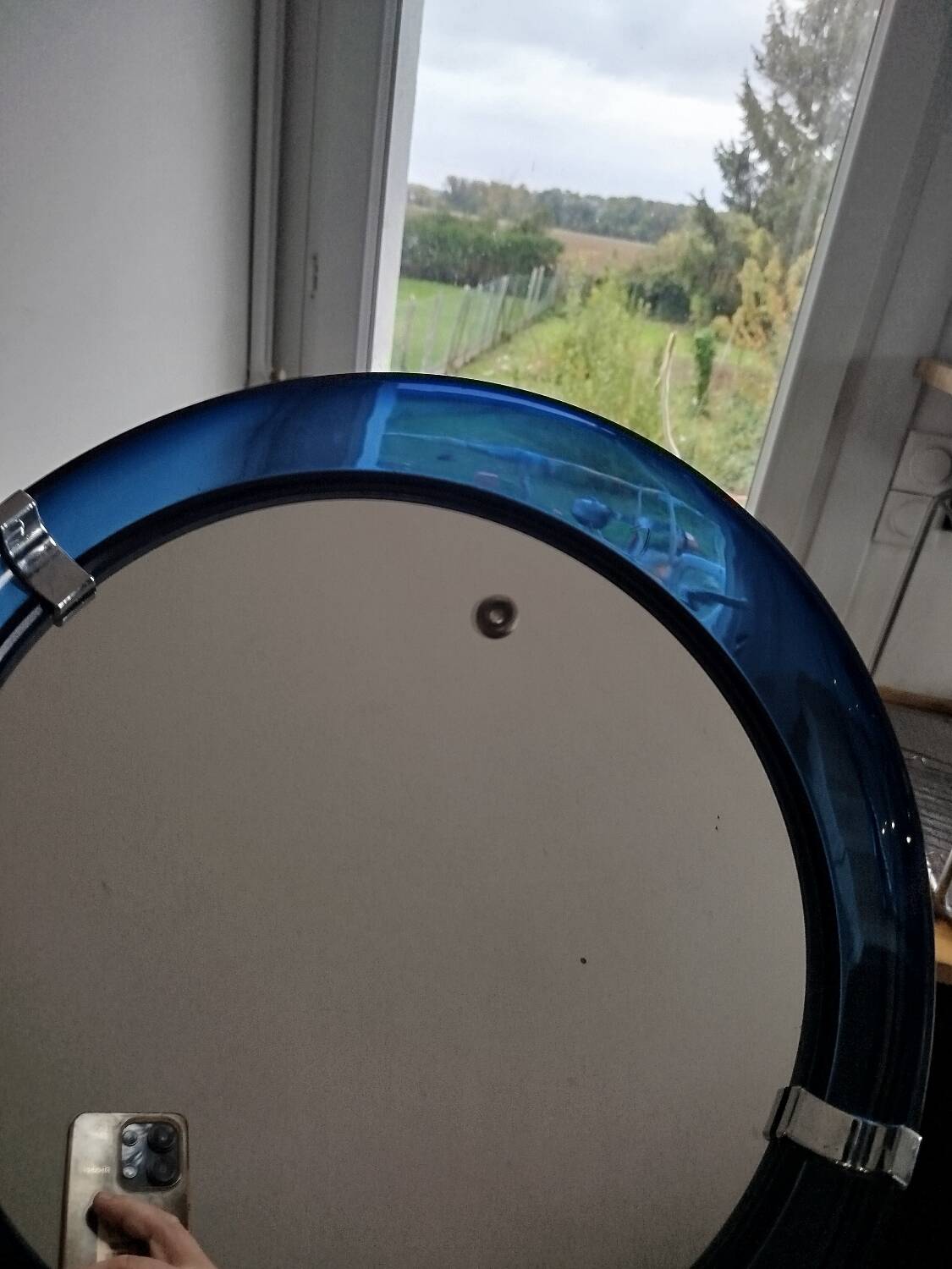 Paire de miroirs vintage plexiglas années 70