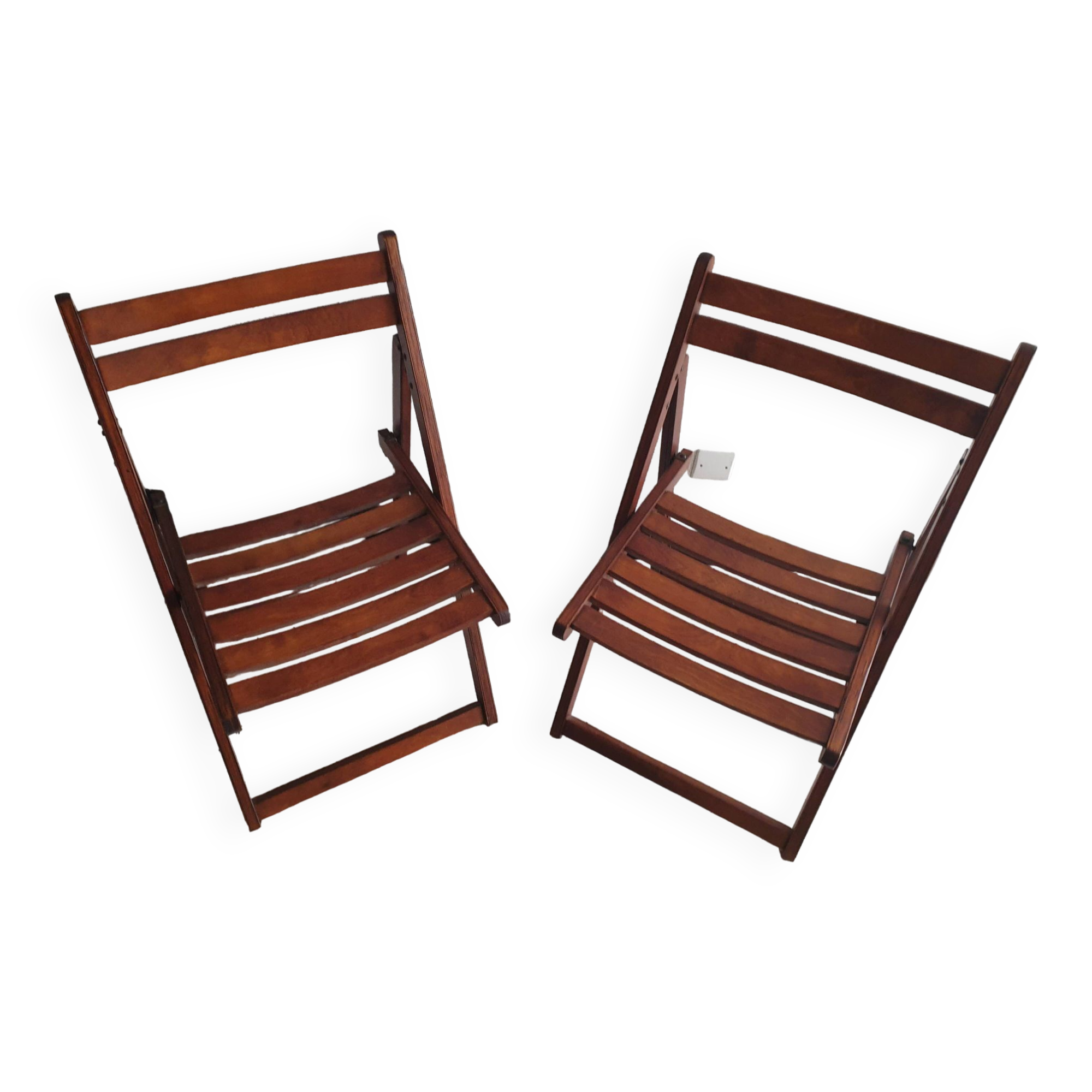 Paire de chaise vintage pliante otk numéro 26