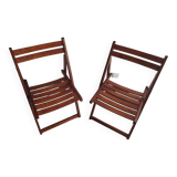 Pair of vintage folding chair otk number 26