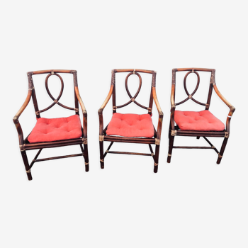 Set of 3 armchairs mac guire