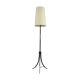 Black and Brass Floor Lamp, Model KT 706 — Konsthantverk Tyringe, Sweden, 1950s
