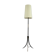 Black and Brass Floor Lamp, Model KT 706 — Konsthantverk Tyringe, Sweden, 1950s