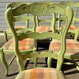 Rustic Louis XV chair series