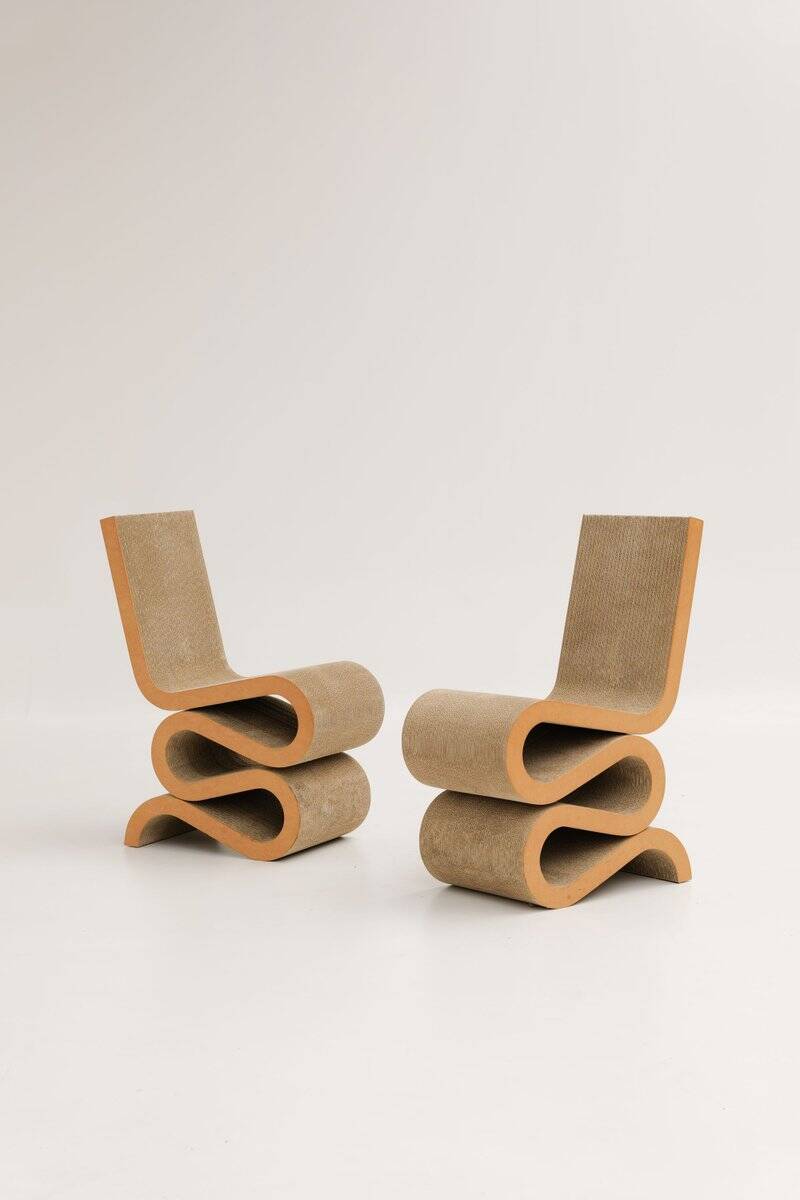 Chaise Edges Wiggle Vintage par Frank Gehry pour Vitra, 1990s