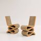 Chaise Edges Wiggle Vintage par Frank Gehry pour Vitra, 1990s