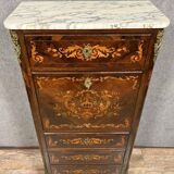 Napoleon III period lady's secretary in precious wood marquetry