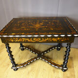Table en marqueterie XIXème
