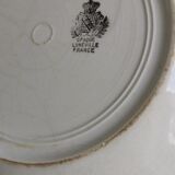 Old plate with geometric pattern Lunéville France