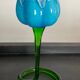 Vintage Murano flower candle holder in glass paste