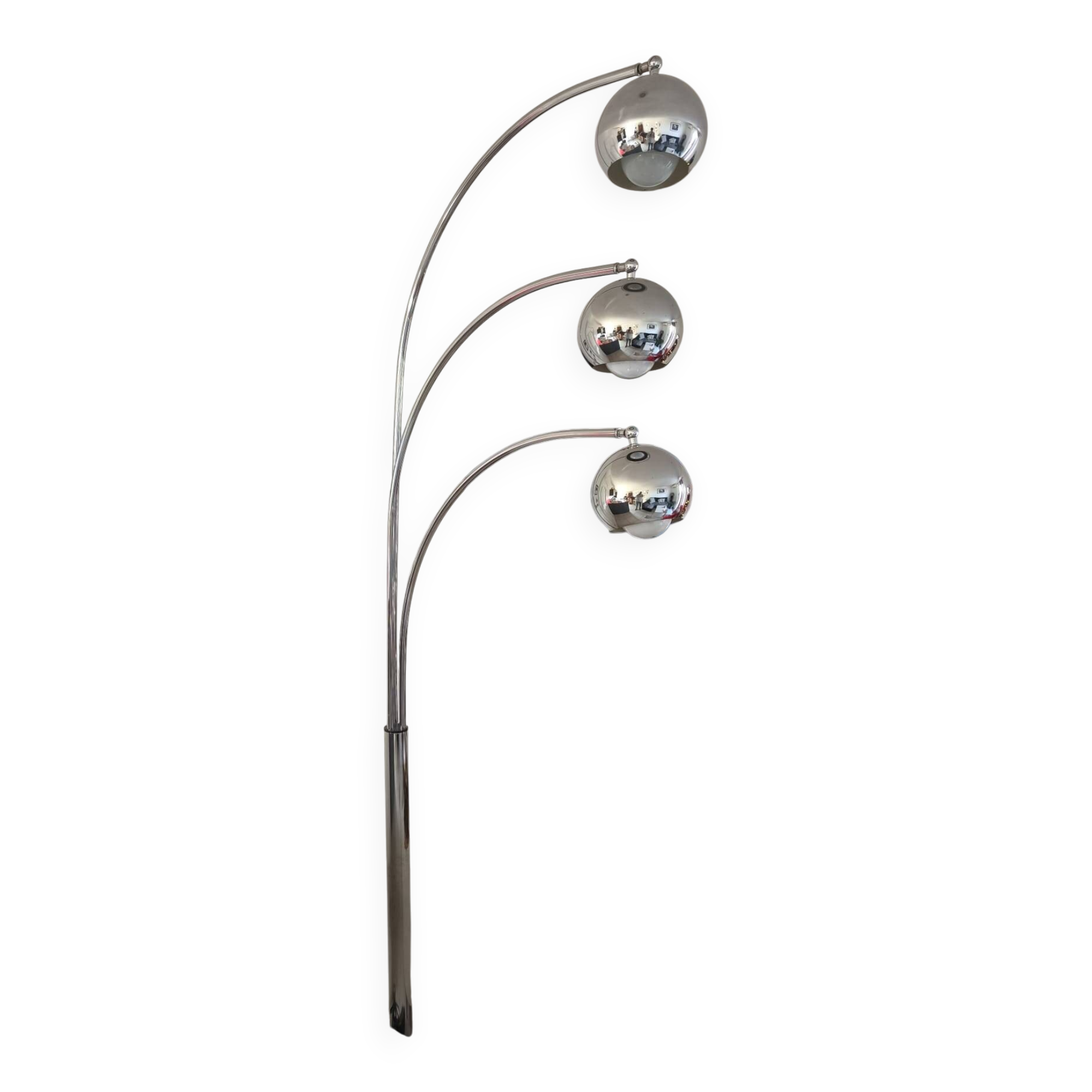 Three-Ball Floor Lamp by Goffredo Reggiani, Italy, 1960