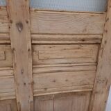 Partition in wood and glass 128 cm