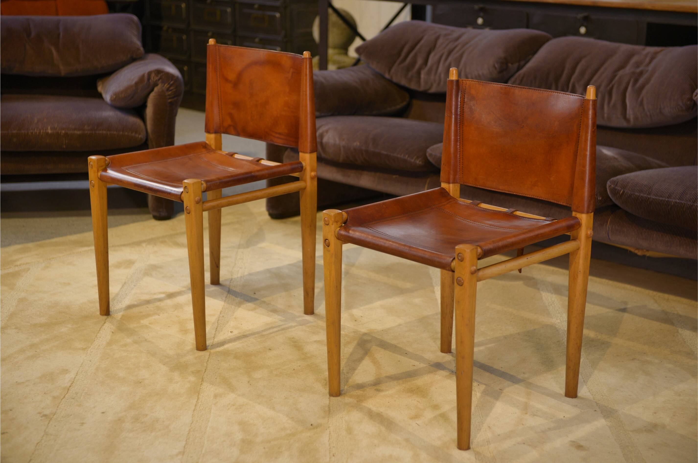 Pair of "Oasis" chairs by Gian Franco Legler for Zanotta 1960s