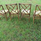 4 rattan chairs