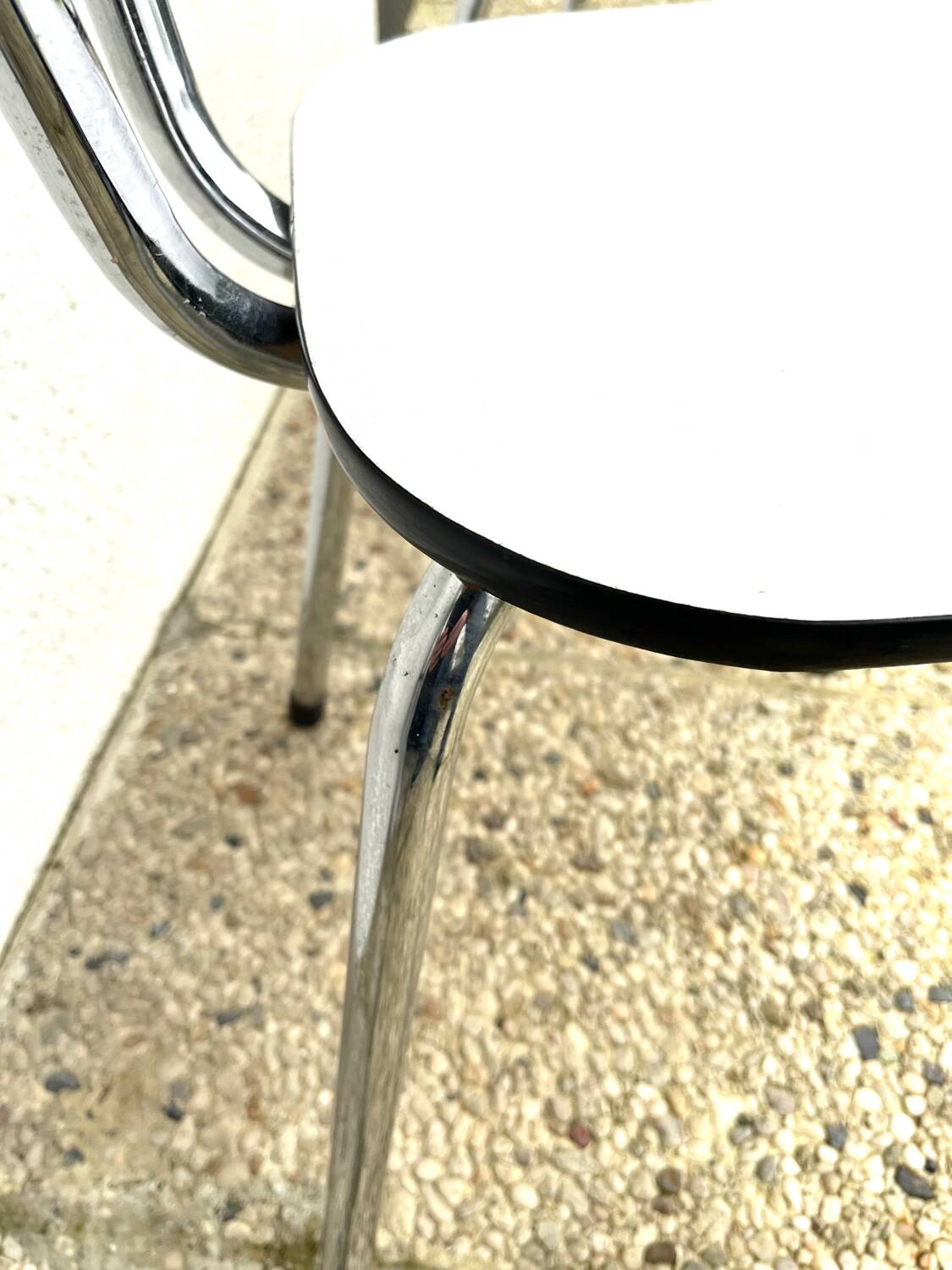 Set of two formica chairs