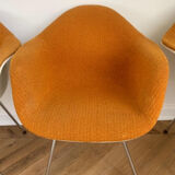 Set de 4 fauteuils Dax en tissu Charles & Ray Eames editon Herman Miller