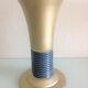 Blue and gold tulip vase in enamelled art deco style / 30s-40s