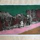 Bold pastels in old photo - Cornwall 1920