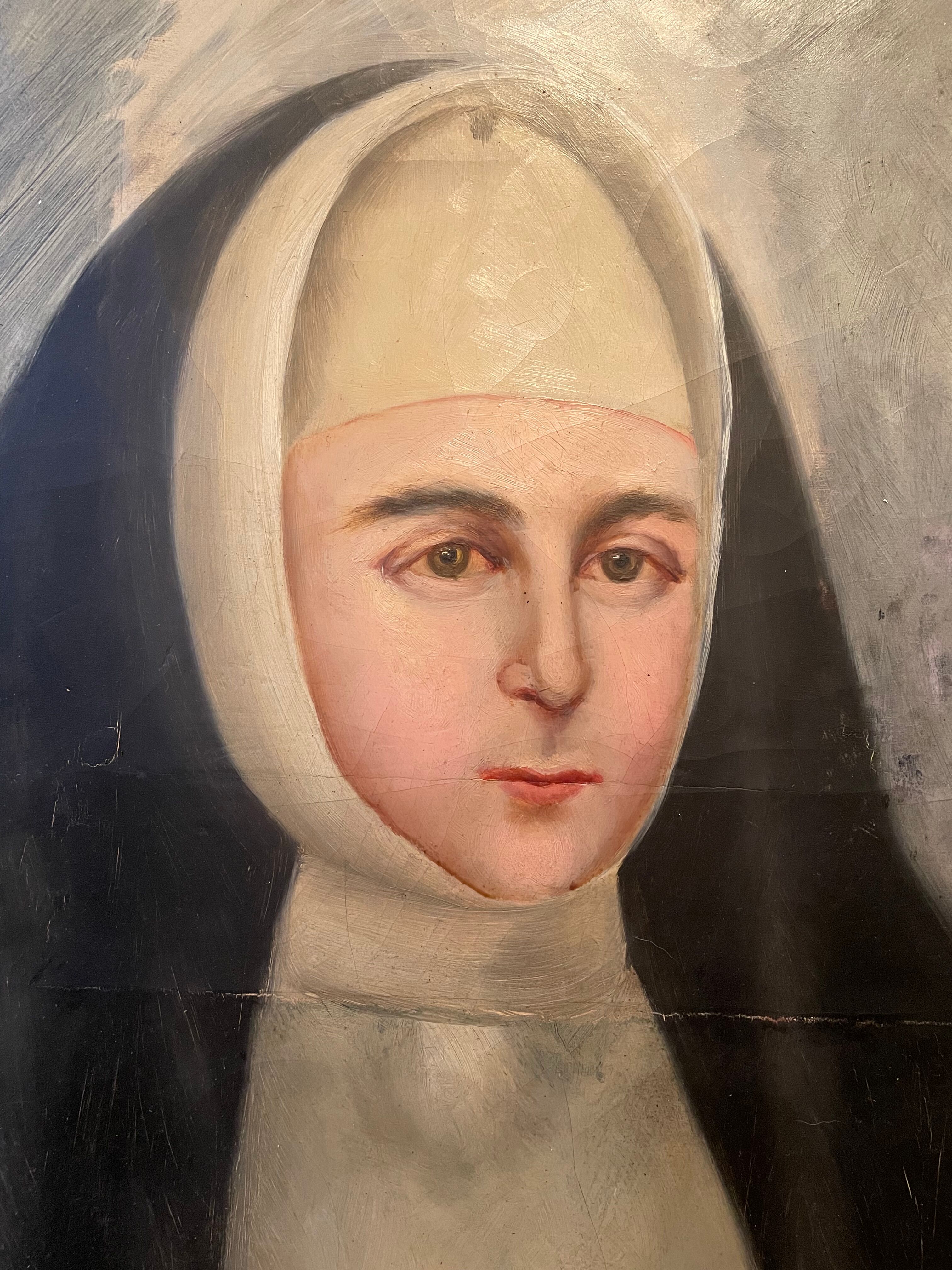 Painting of a nineteenth-century nun