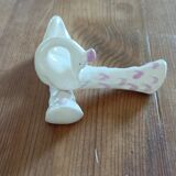 Set of 6 porcelain knife holders in the shape of a swan
