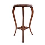 Side table with marble