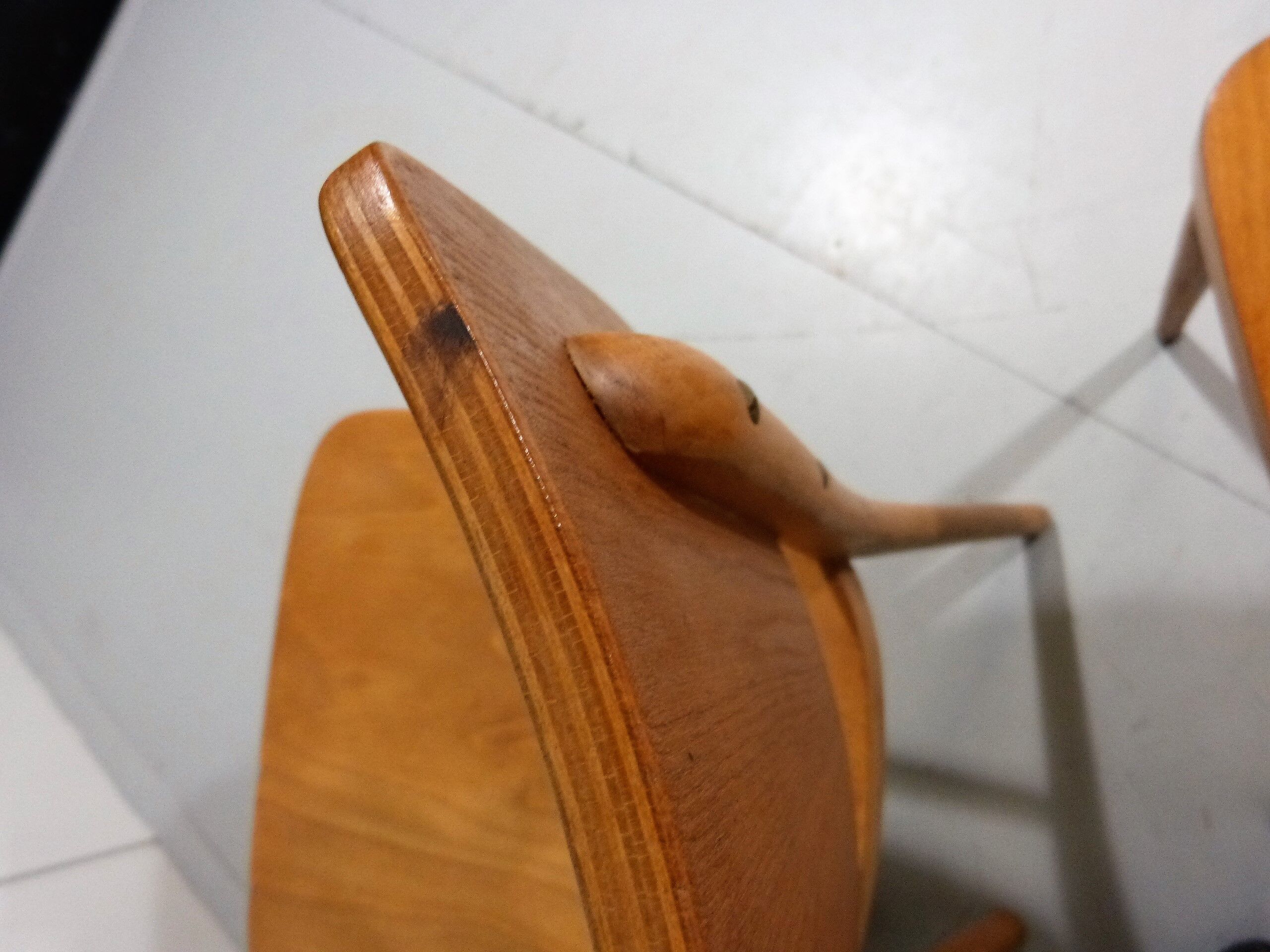 Set of 8 wooden dining chairs 1950’s
