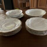 Limoges porcelain service lot