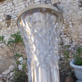 Old vase on molded glass standing