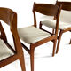 4 chaises danoises vintage