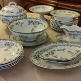 Service de table St-Amand Hamage "Moderne Style" Terre de fer