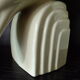 Pair of ceramic parrot bookends