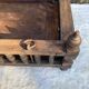 Ancien berceau indien à suspendre en bois sculpté, XIXe / début XXe