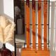 Vintage entryway coat rack – Cabinet with hooks, mirror and storage