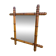 Antique wall mirror bamboo style Art Deco 1900