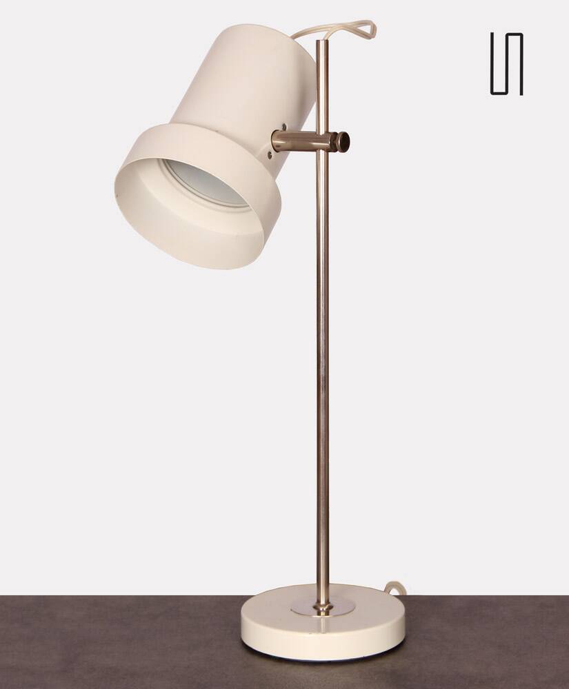 Vintage metal lamp produced by Aka around 1960
