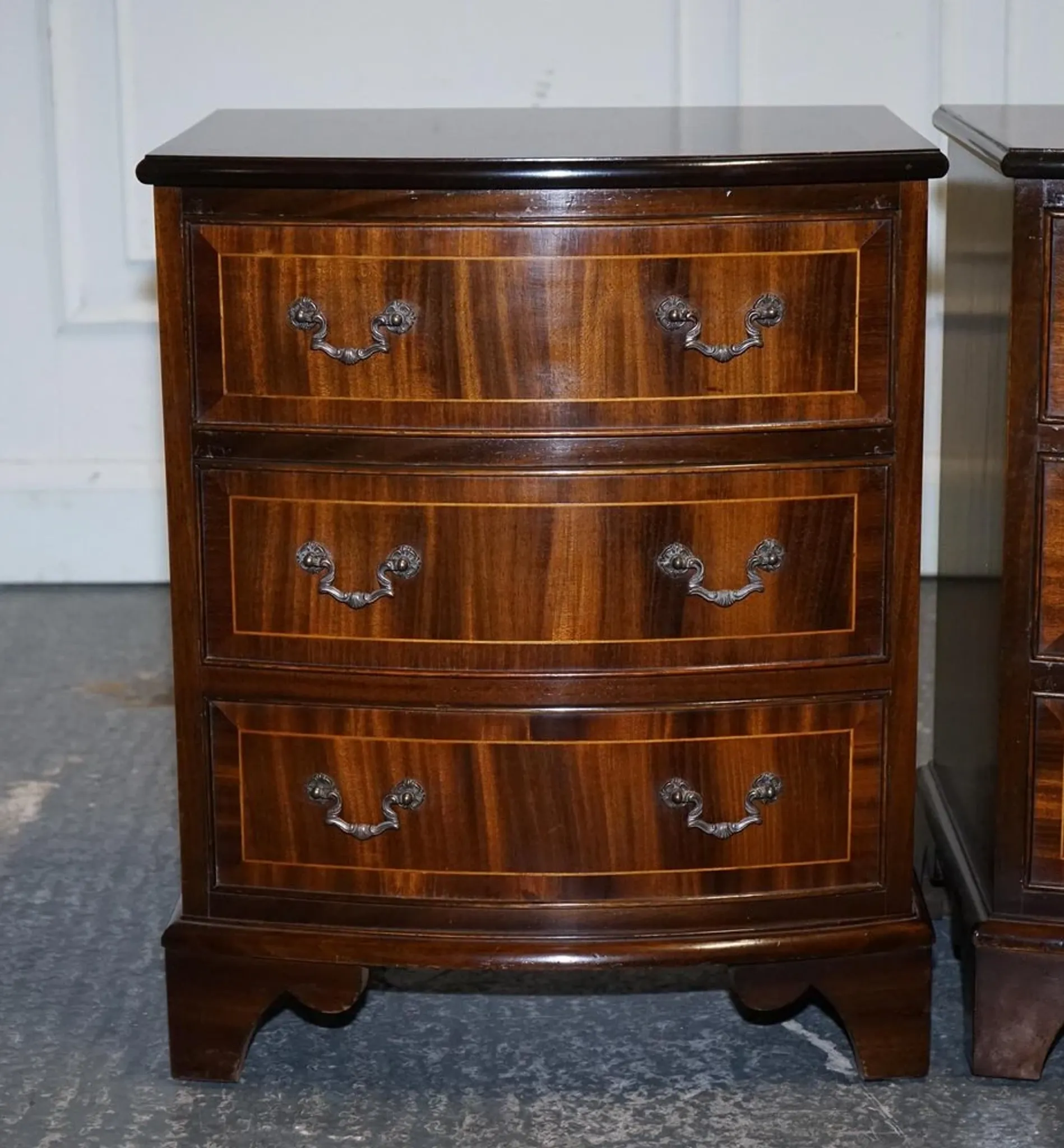 Vintage Bedside Tables, United Kingdom, Set of 2