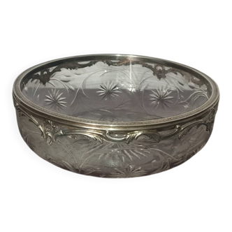 Coupe cristal argent massif
