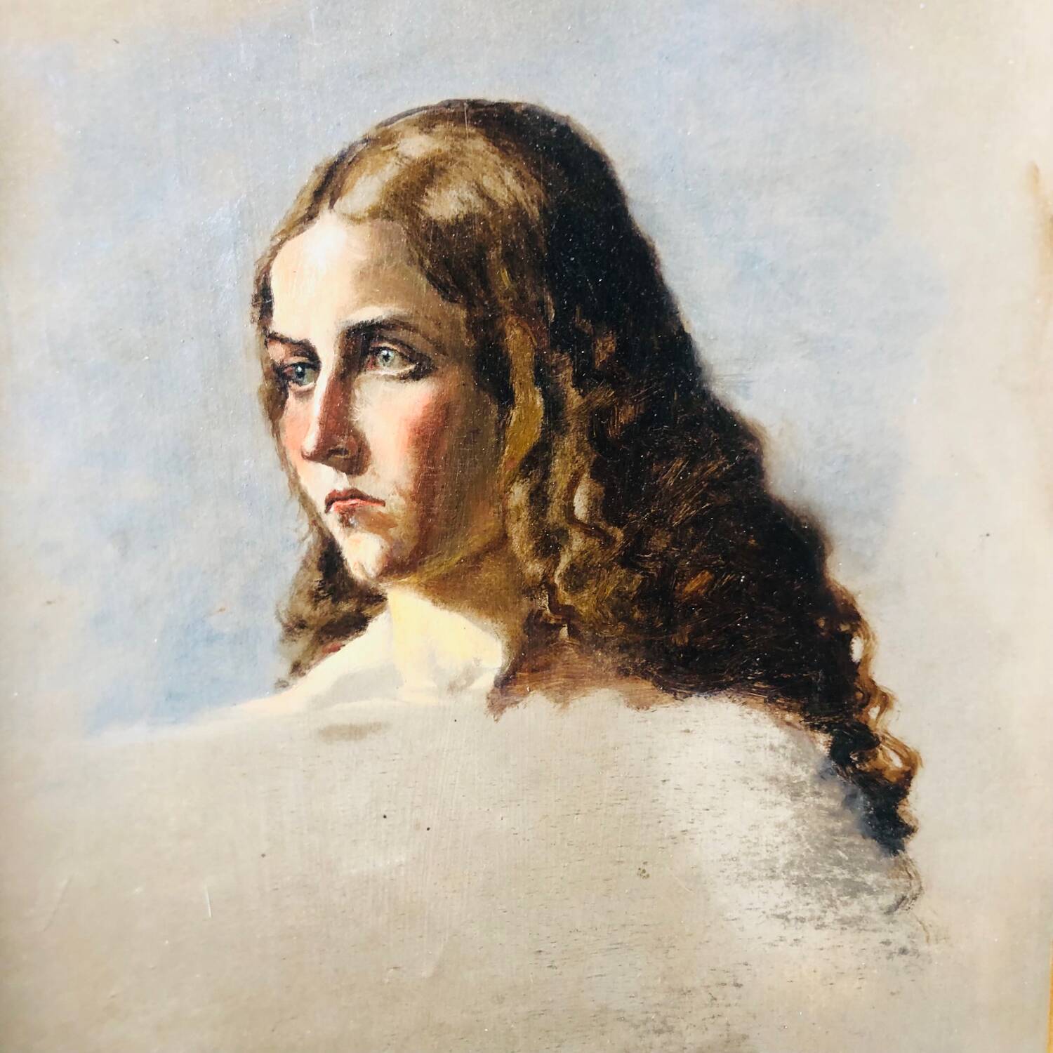 Portrait of a young Flemish girl
