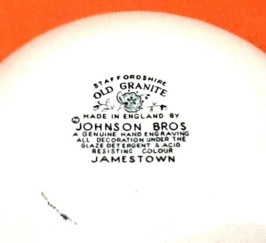 Bowl / Pocket tray Glazed ceramic Johnson Bros Made in England