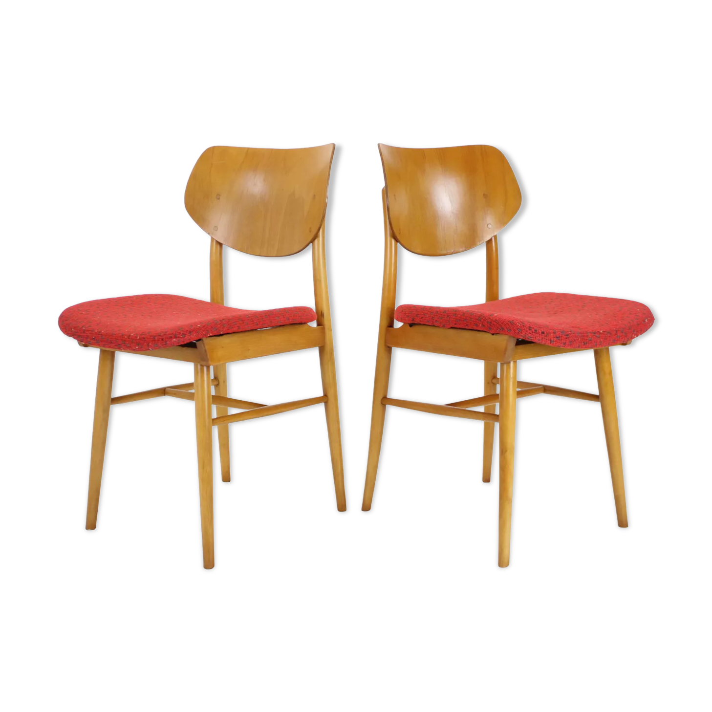Pair of Chairs by TON, 1965 Czechoslovakia